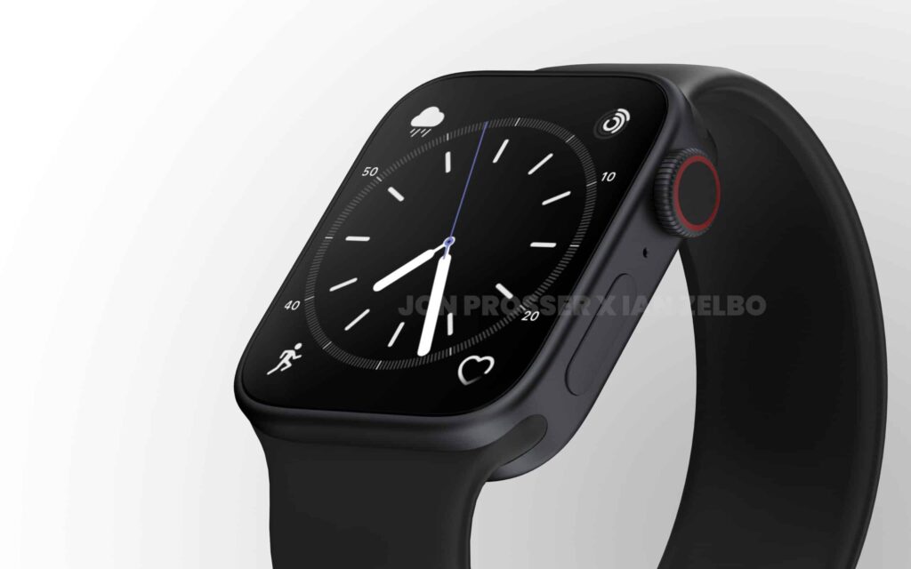 Le design de l'Apple Watch Series 8 fuite, découvrez les courbe prévu pour ce nouvelle montre connectée.