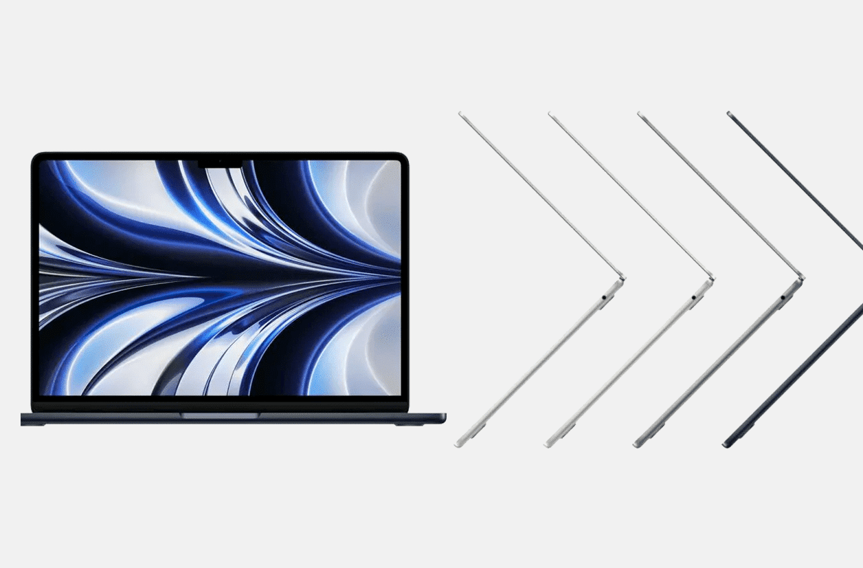 Visuel officiel de présentation du MacBook air d'Apple
