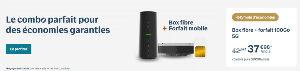 Les forfaits mobiles et fibre sont à retrouver dans les boutiques Bouygues Télécom dès maintenant.