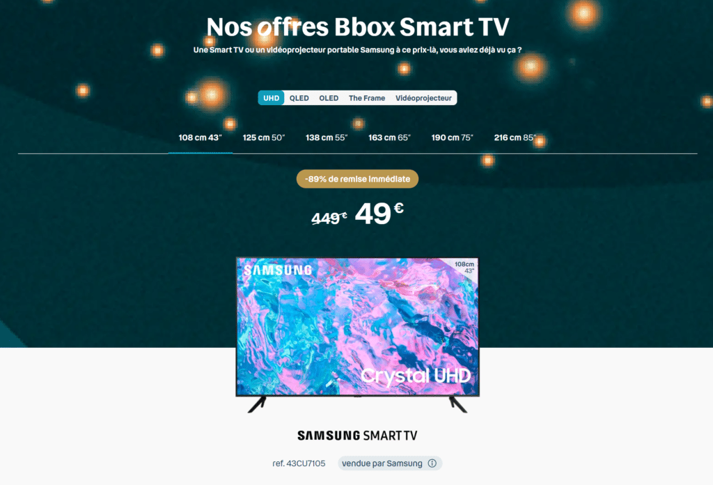 Les smart TV sont la grande tendance de l'année 2023 et vous permettent d'être connecté à vos applications préférées.